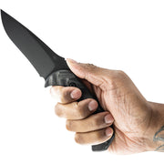 Toor Mullet S Fixed Blade Knife / Black — CPM-M4 [TR64275] — product view 4