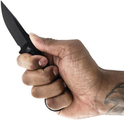 Toor Jank Shank S Fixed Blade Knife / Socom — CPM-M4 / Black [TR64287] — product view 3