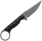 Toor Jank Shank S Fixed Blade Knife / Gray — CPM-M4 / Black [TR64288] — product view 2