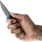 Toor Jank Shank S Fixed Blade Knife / Gray — CPM-M4 / Black [TR64288] — product view 3