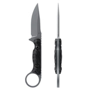 Toor Jank Shank S Fixed Blade Knife / Gray — CPM-M4 / Black [TR64288] — product view 7