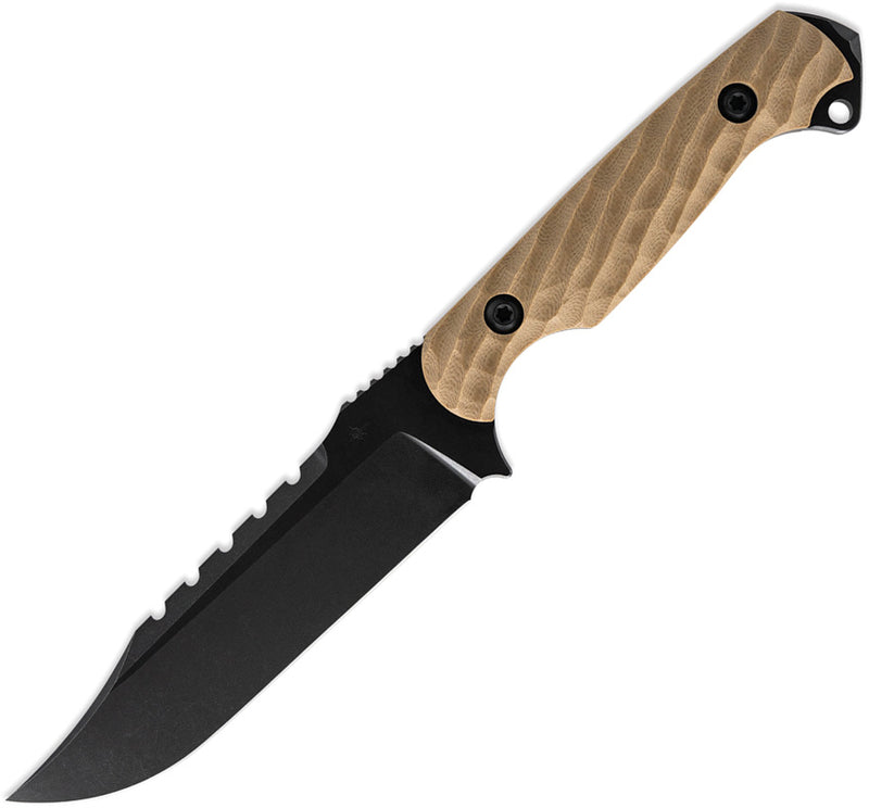 Toor Crewman Fixed Blade Knife / Tan — CPM Cru-Wear / Brown [TR64290] — product view 1