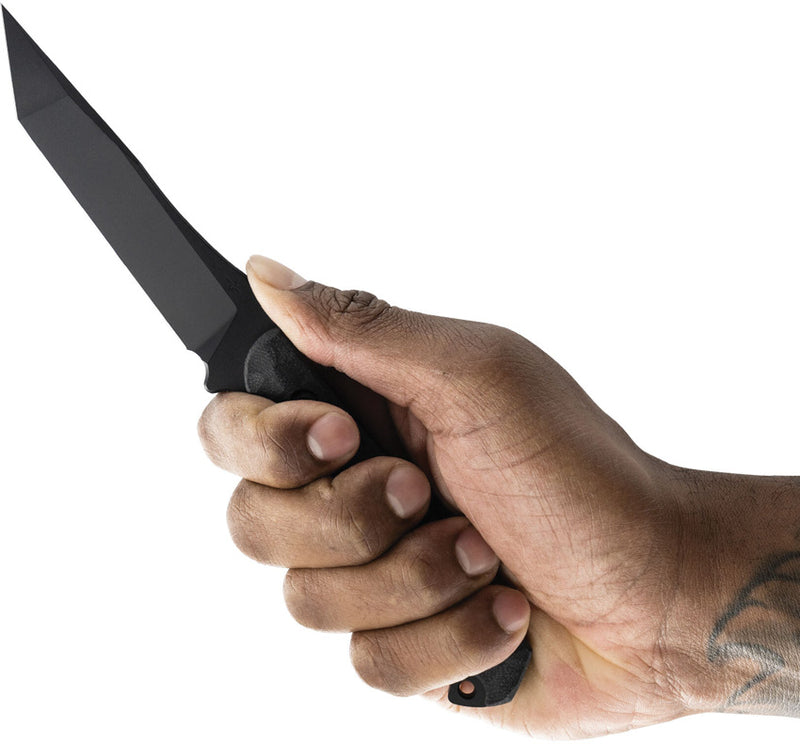Toor Krypteia T Fixed Blade Knife / Socom — CPM-M4 / Black [TR64292] — product view 4