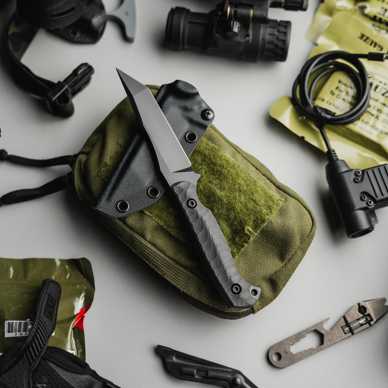 Toor Krypteia T Fixed Blade Knife / Socom — CPM-M4 / Black [TR64292] — product view 7