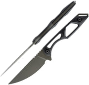 Toor Willow Fixed Blade Knife / Spanish — CPM-154 / Black [TR64294] — product view 1