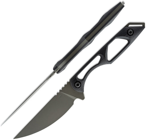 Toor Willow Fixed Blade Knife / Spanish — CPM-154 / Black [TR64294] — product view 1
