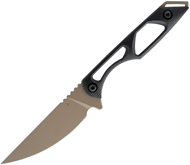 Toor Willow Fixed Blade Knife / Canyon Drab — CPM-154 / Black [TR64295] — product view 1