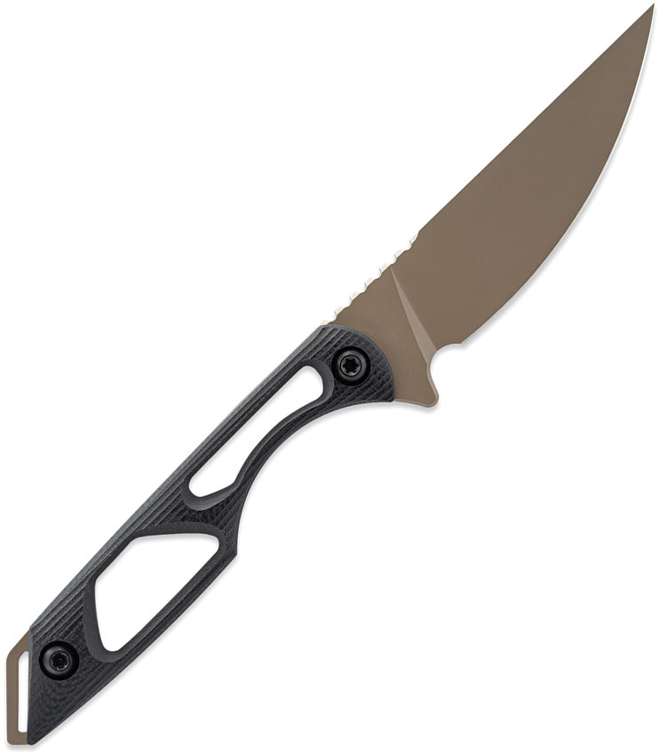 Toor Willow Fixed Blade Knife / Canyon Drab — CPM-154 / Black [TR64295] — product view 3