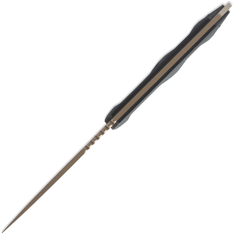 Toor Willow Fixed Blade Knife / Canyon Drab — CPM-154 / Black [TR64295] — product view 5