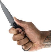 Toor Serpent S Fixed Blade Knife / Gray — CPM-M4 / Black [TR64297] — product view 3