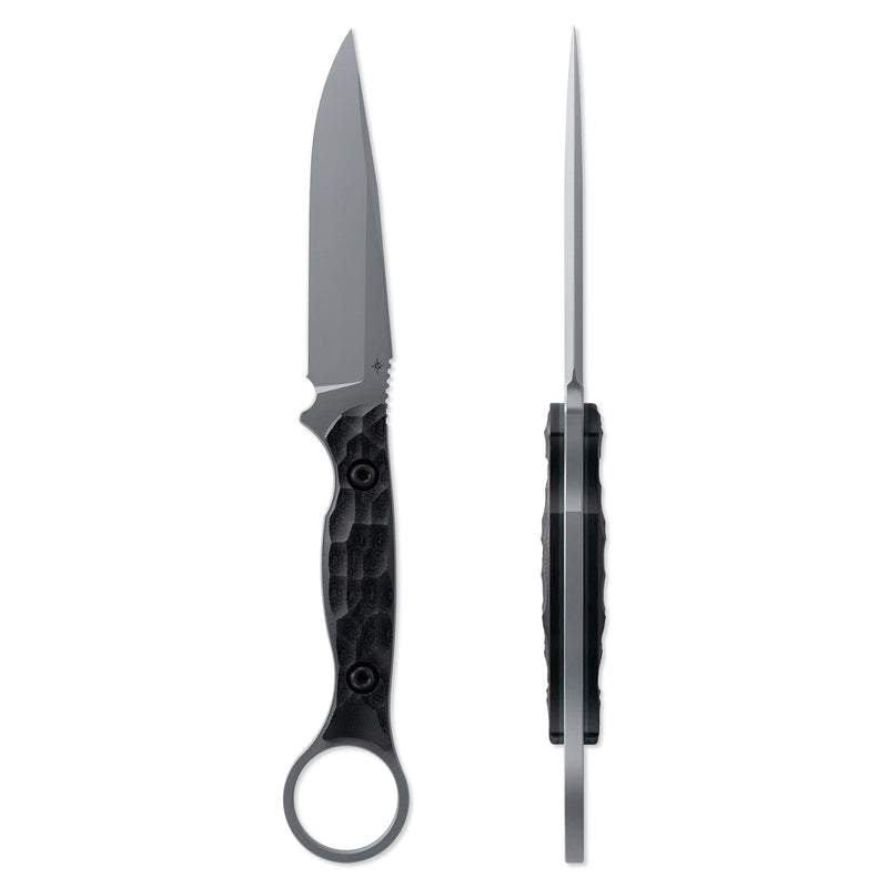 Toor Serpent S Fixed Blade Knife / Gray — CPM-M4 / Black [TR64297] — product view 6