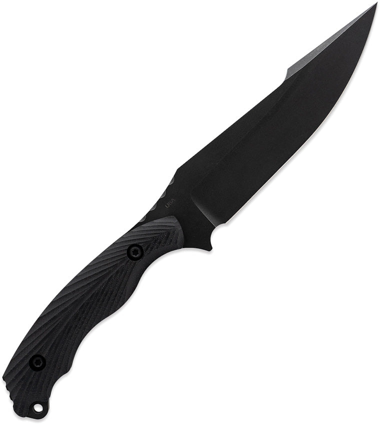 Toor Raven Fixed Blade Knife / Carbon — CPM-3V / Black [TR85374] — product view 3
