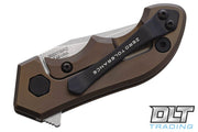 Zero Tolerance Small Galyean Bronze Titanium Brown Titanium (1.875" Stonewash 20CV) Folding Knife [0022TIBRZ] - product view 4