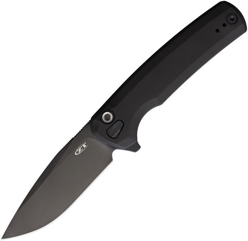 Zero Tolerance 0044 Button Lock Black Ti Folding Knife [0044BLK]