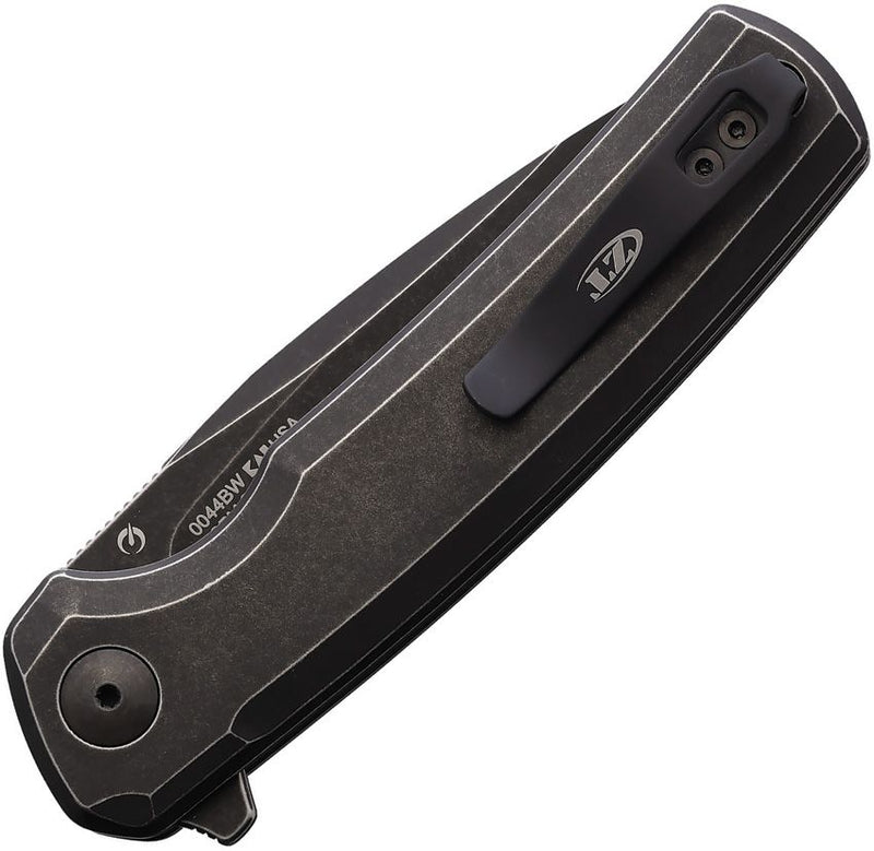 Zero Tolerance 0044 Button Lock BW Folding Knife [ZT0044BW]