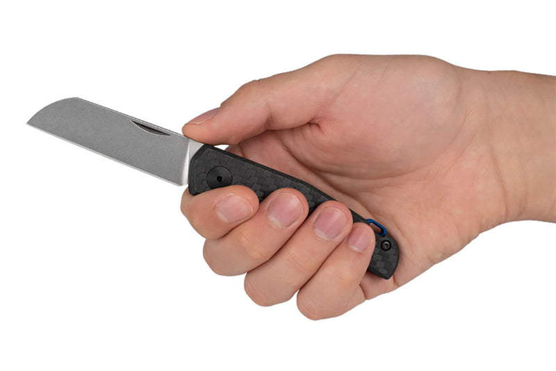 Zero Tolerance Slip Joint Carbon Fiber Carbon Fiber (2.6" Stonewashed 20CV) Folding Knife [ZT0230] - product view 6