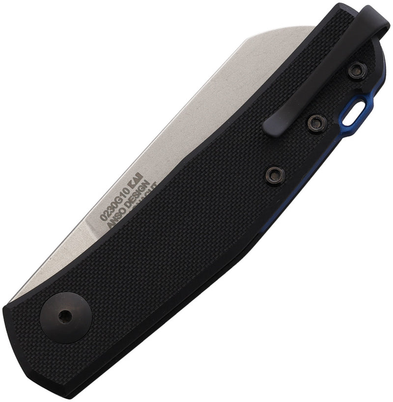 Zero Tolerance Jen Anso Folder Blk G10 Black G-10 (2.6" Stonewashed MagnaCut) Folding Knife [0230BLKG10] - product view 2