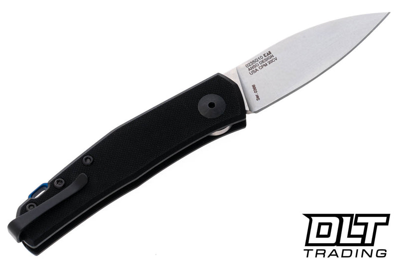 Zero Tolerance Model 0235 Black G-10 (2.6" Stonewashed 20CV) Folding Knife [ZT0235G10] - product view 4
