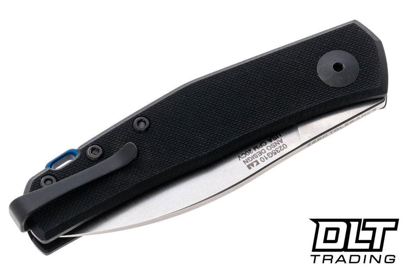 Zero Tolerance Model 0235 Black G-10 (2.6" Stonewashed 20CV) Folding Knife [ZT0235G10] - product view 7