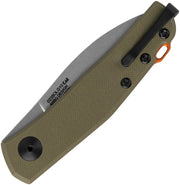 Zero Tolerance Model 0235 Green G-10 (2.6" Stonewashed 20CV) Folding Knife [ZT0235OLG10] - product view 2