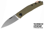 Zero Tolerance Model 0235 Green G-10 (2.6" Stonewashed 20CV) Folding Knife [ZT0235OLG10] - product view 3