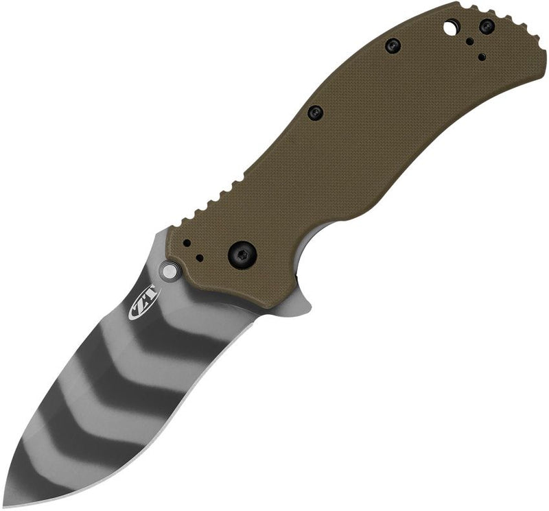 Zero Tolerance Linerlock A/O OD Green Magna C Folding Knife [ZT0350OLTS]