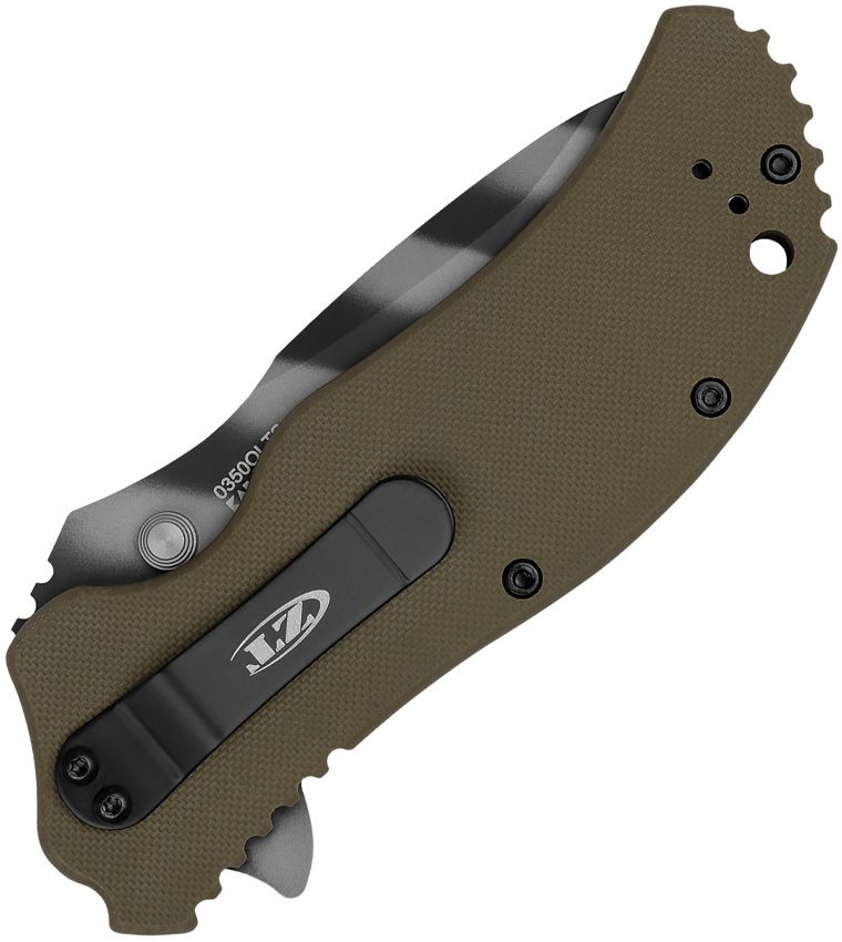 Zero Tolerance Linerlock A/O OD Green Magna C Folding Knife [ZT0350OLTS]
