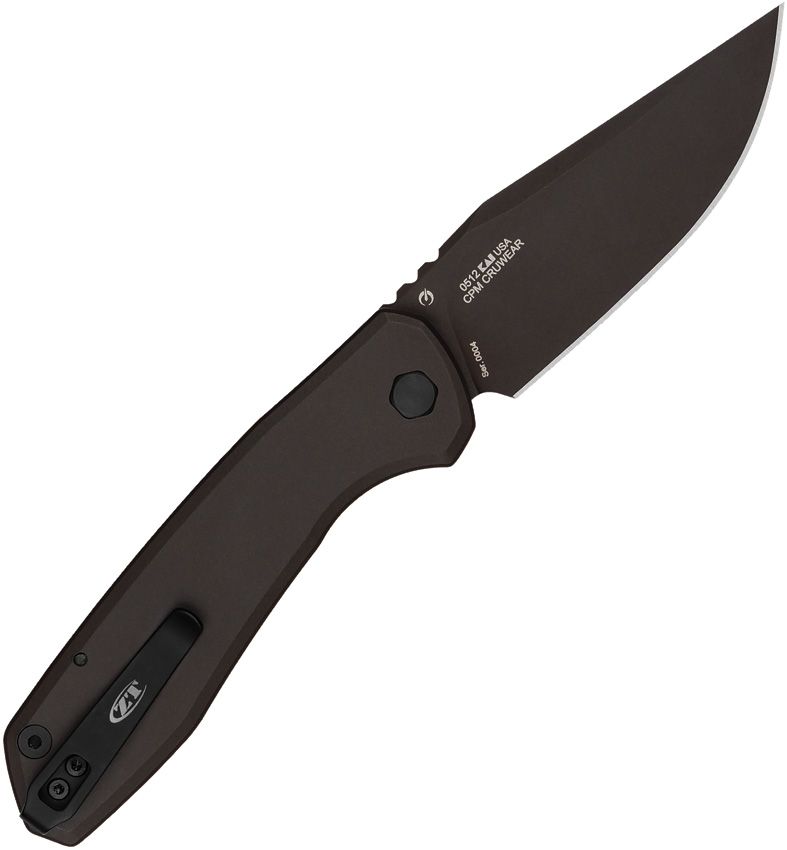 Zero Tolerance Auto 0512 Button Lock Brown Automatic Knife [0512]