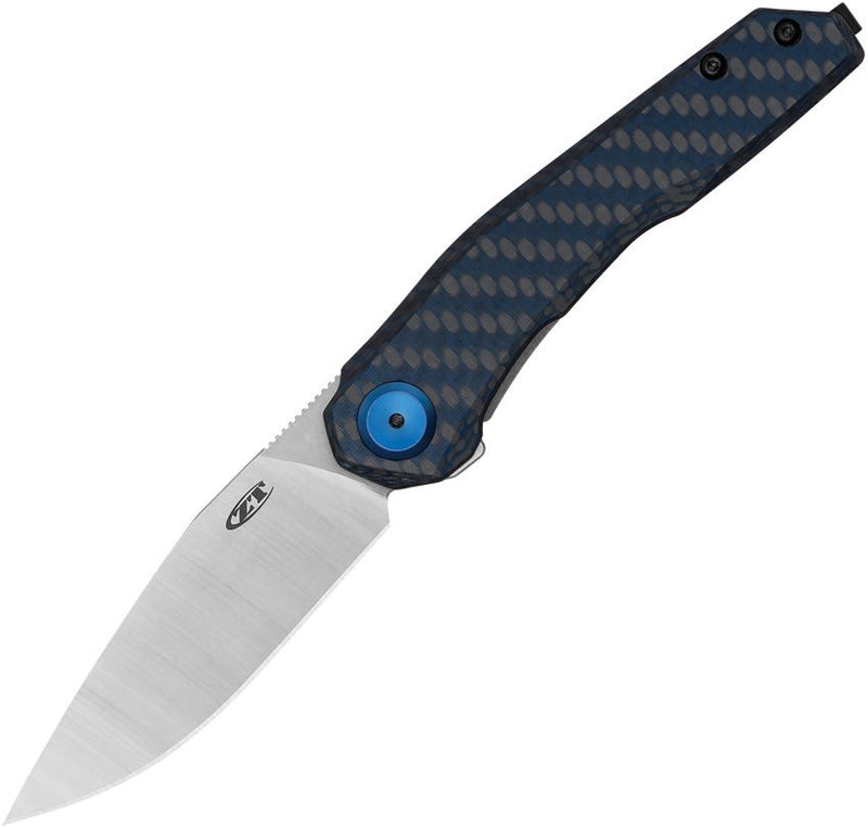 Zero Tolerance Framelock CF MagnaCut Folding Knife [0545BLUCF]
