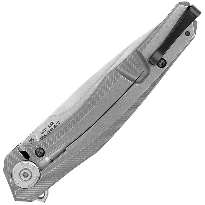 Zero Tolerance Model 0707 Carbon Fiber (3.5" Stonewashed 20CV) Folding Knife [ZT0707] - product view 2