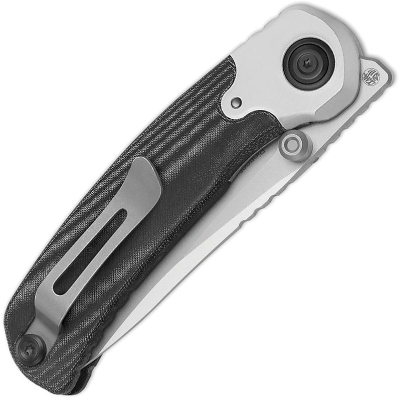 Kizer Pioneer Linerlock Black Mic Folding Knife [ZX-FK03A6]