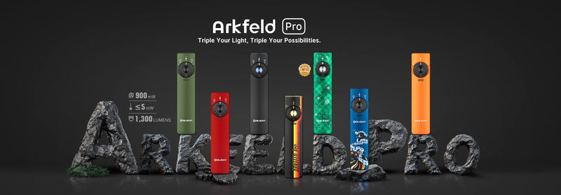 Olight Arkfeld Pro Class 3R CW LED EDC Flashlight Paw Edition (AKPROPAWEDITION)