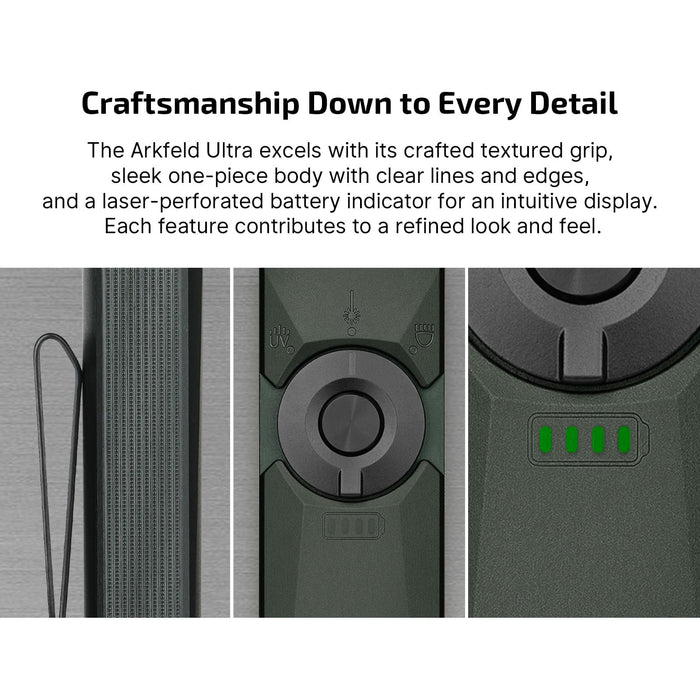 Olight Arkfeld Ultra Olive Grey CW 3-in-1 EDC O-aluminum (ARKFELDULTRA3ROLGYCW)