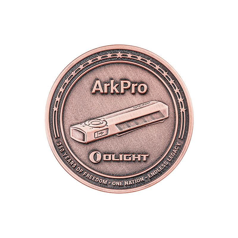 Olight ArkPro Liberty Lines CW Flat EDC Flashlight (ARKPRO3RCWLL)