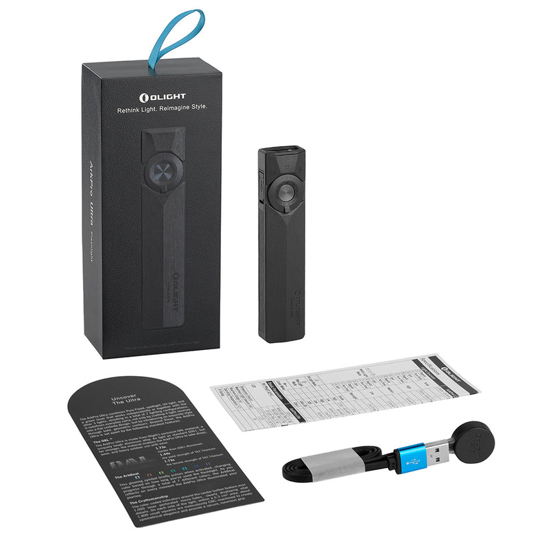 Olight ArkPro Ultra Onyx Black CW Flashlight (ARKPROULTRAOBKCW)