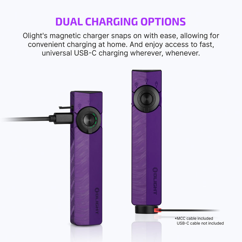 Olight ArkPro Nebula Violet CW Flashlight (ARKPRO3RNVCW)