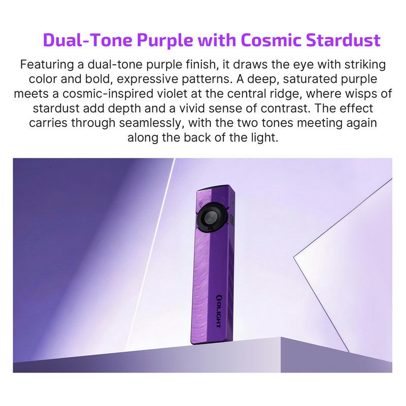 Olight ArkPro Nebula Violet CW Flashlight (ARKPRO3RNVCW)