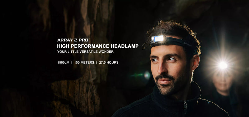 Olight Array 2 Pro Black Headlamp (ARRAY2PROBK)