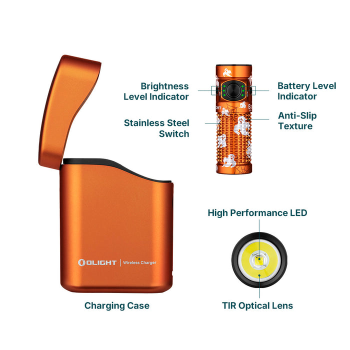 Olight Baton 4 Premium Edition Spooky Web Halloween Exclusive Limited (BATON4KITSW)