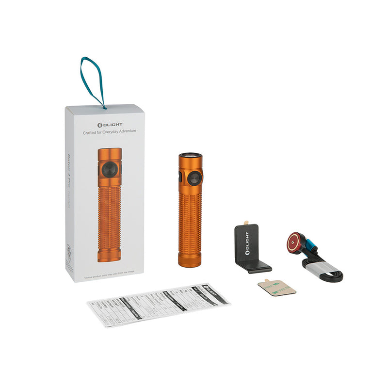 Olight Baton 4 Pro Orange CW EDC Flashlight - 1600 Lumens USB-C