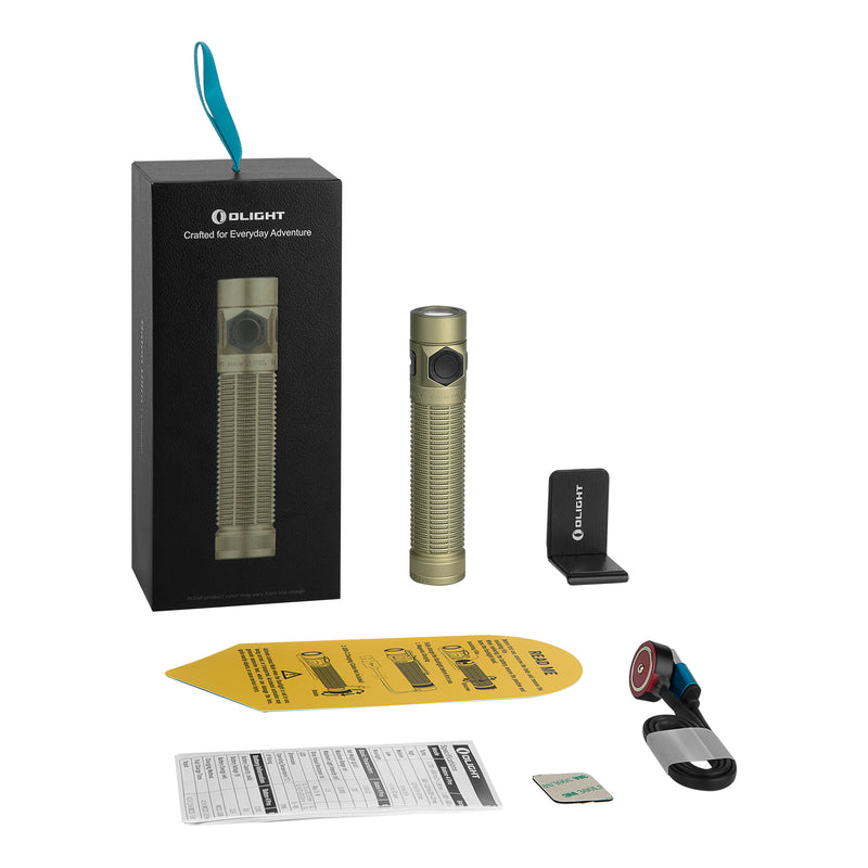 Olight Baton Ultra Olive Green: Dual Switch High Lumen Compact EDC Flashlight