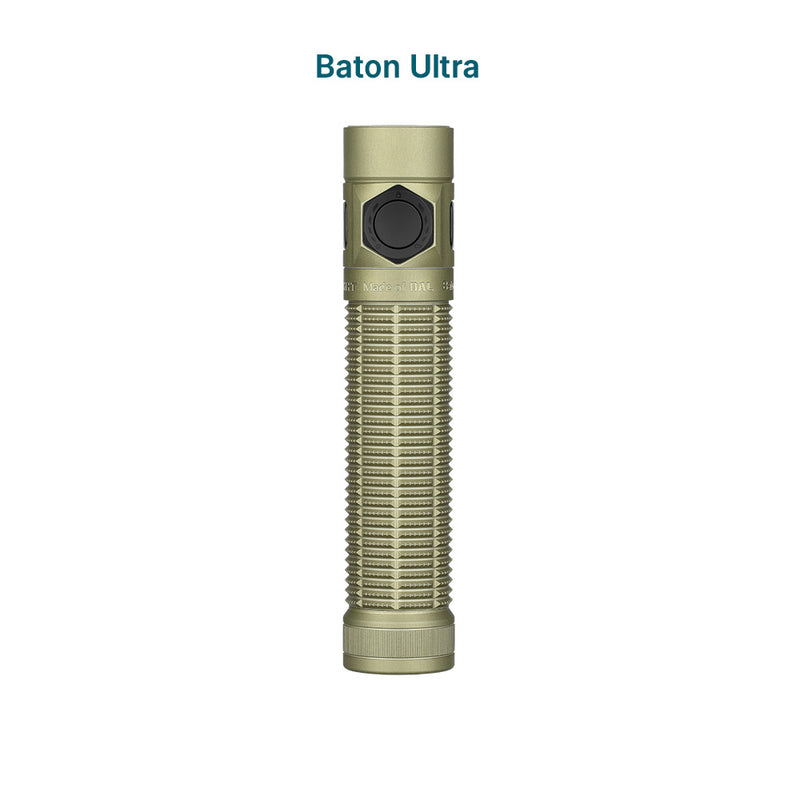 Olight Baton Ultra Olive Green: Dual Switch High Lumen Compact EDC Flashlight