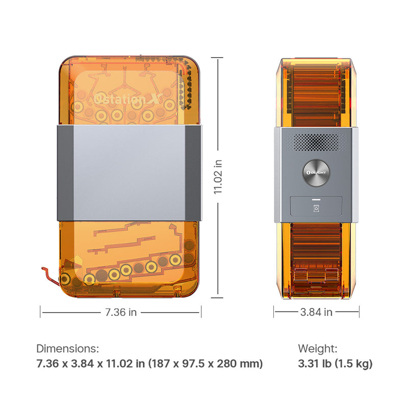 Olight Ostation X 3-in-1 Automatic Rechargeable AA Battery Charger (OSTATIONXAA)