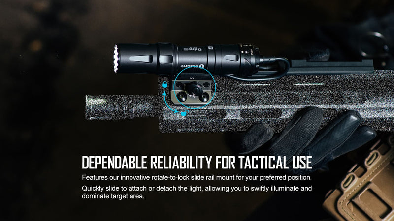 Olight Odin Mini Black Tactical Flashlight (ODINMINIBK)