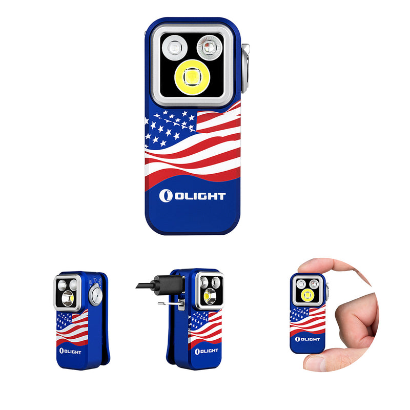 Olight Oclip Pro S Stars & Stripes Edition / Oclip Pro Multifunctional EDC Clip Flashlight