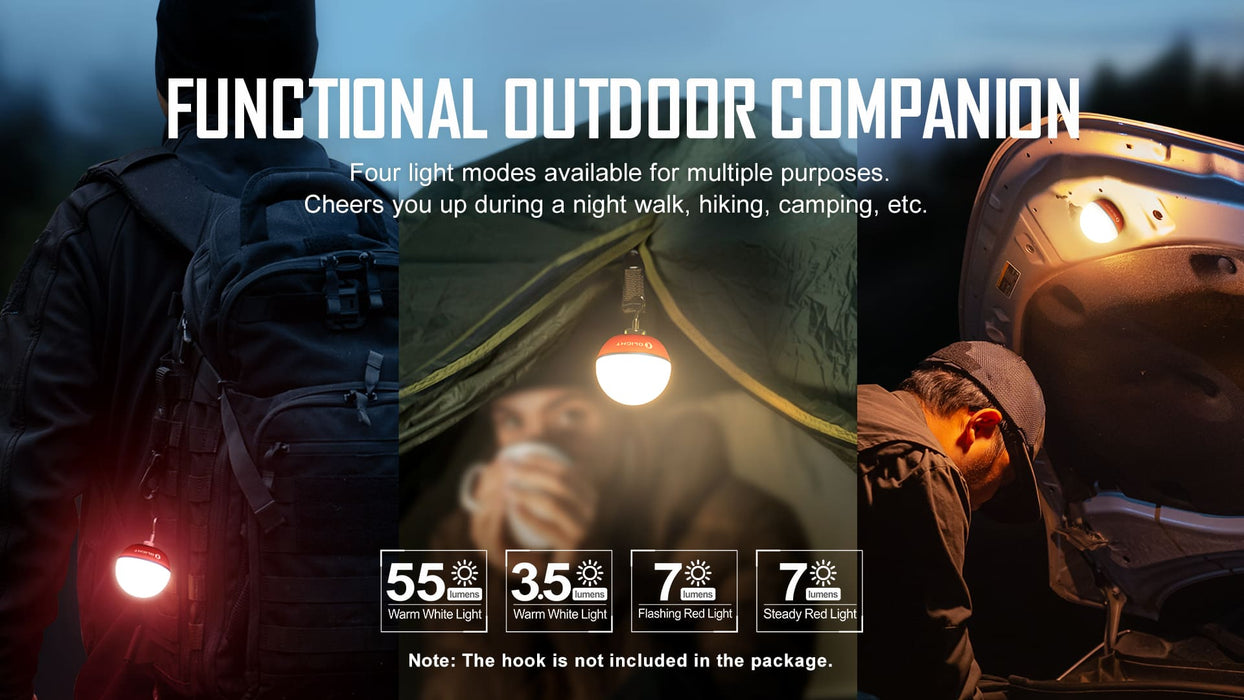 Olight Obulb Basalt Grey Wireless Ball Light (OBULBGY)