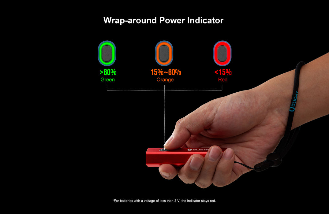 Olight Diffuse Red EDC Pocket Flashlight (DIFFUSERD)