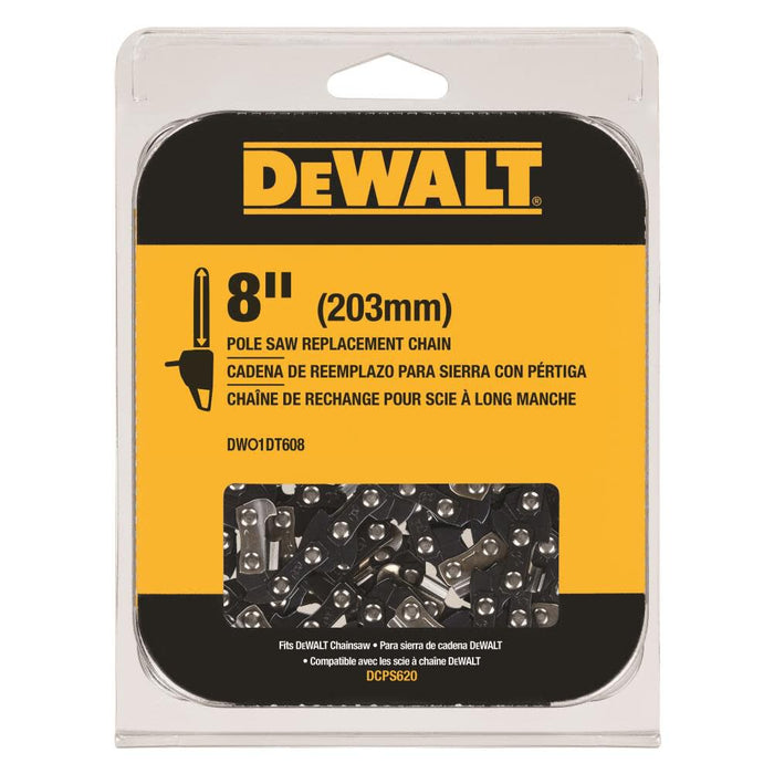 DEWALT DWO1DT608 8in Pole Saw Chain Replacement