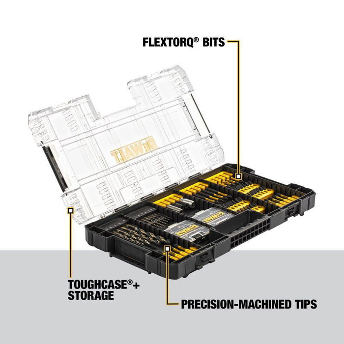 DEWALT DWANGFT100SET FlexTorq Bit Set 100pc