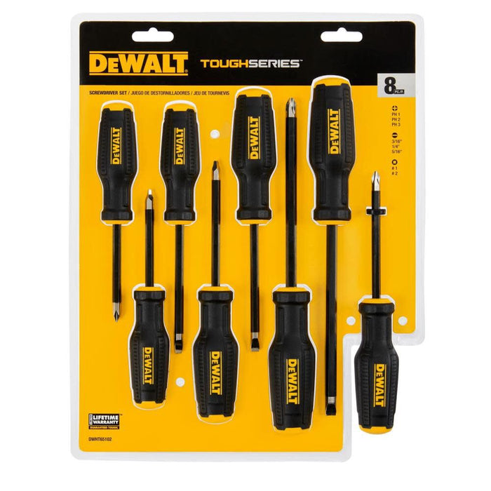 DEWALT DWHT65102 TOUGHSERIES Screwdriver Set 8pc